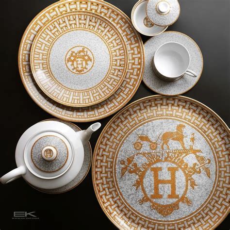 hermes 餐具|Hermes tableware catalog.